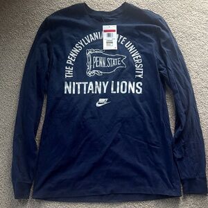 Nike Men’s Penn State long sleeve T-shirt large NWT